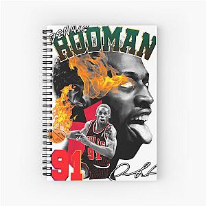 Dennis Rodman Streetwear Cloth Spiral Notebook