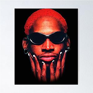 Dennis Rodman 90s Chicago Bulls Vintage Pippen Poster