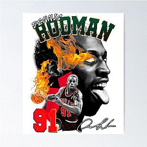 Dennis Rodman Streetwear Clothes Poster