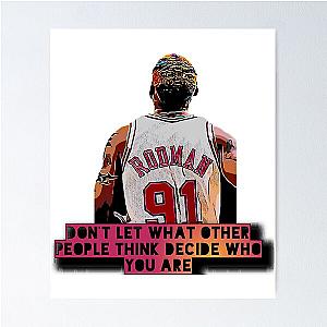 Dennis Rodman quotes, dunk, Michael Jordan, Last Dance, Air Jordan, Sport Legend Poster