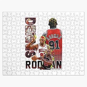 Dennis Rodman Chicago Bulls Jigsaw Puzzle