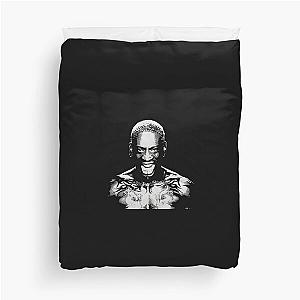 Dennis Rodman - The Legendary Bad Boy of the NBA Duvet Cover