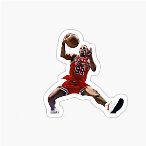 Dennis Rodman Chicago Bulls sticker