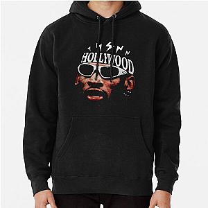 Dennis Rodman NBA Vintage Retro 90s Rap Tee, Chicago Bulls, Pippen, 91 Goat Pullover Hoodie