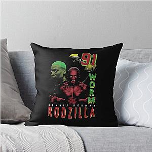 Vintage Dennis Rodman Bootleg Throw Pillow