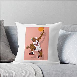 Dennis Rodman Throw Pillow