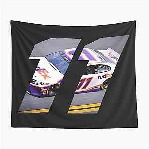 Denny Hamlin Car Tapestry