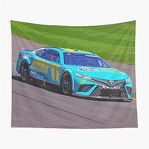 Denny Hamlin racing his 2023 Nascar race car blue livery Tapestry