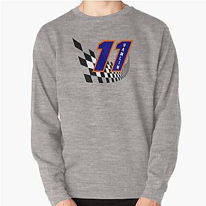 Denny Hamlin in Checkers Pullover Sweatshirt