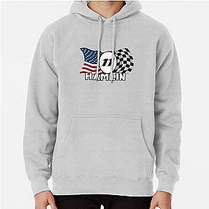 Denny Hamlin American Flag Pullover Hoodie