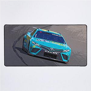 Denny Hamlin On Track Desktop Mat