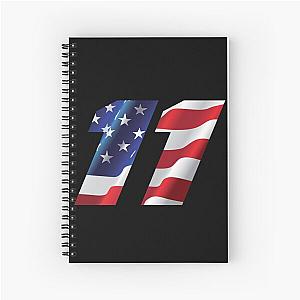 Denny Hamlin USA Spiral Notebook