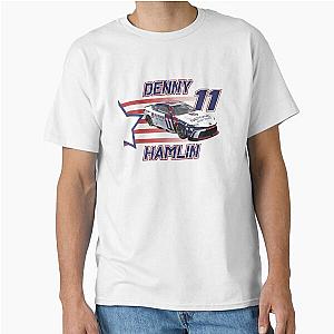 Denny Hamlin Red White and Blue Classic T-Shirt