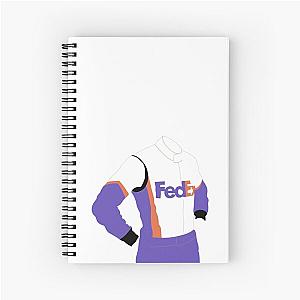 Denny Hamlin Suit and Spiral Notebook