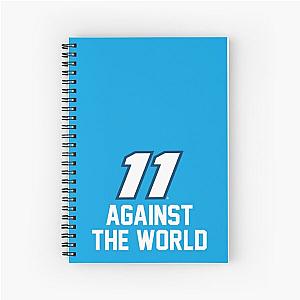 11 Against the World Denny Hamlin 2025 Poster Notebook