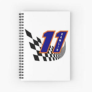 Denny Hamlin Checkers Spiral Notebook