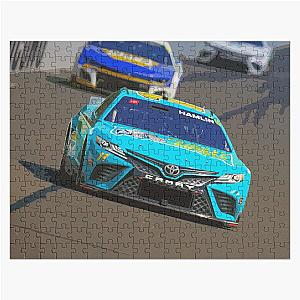 Denny Hamlin fighting on track puzzle