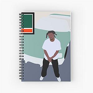 denzel curry zuu minimal album cover Spiral Notebook