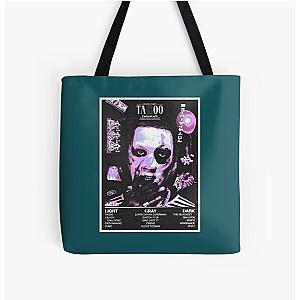 Denzel Curry TA1300 Album - Denzel Curry Melt My Eyez See Your Future    All Over Print Tote Bag