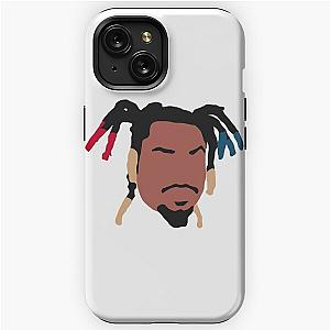 denzel curry minimal face iPhone Tough Case