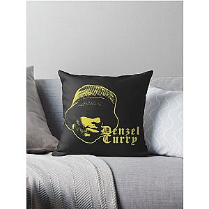 Denzel Curry Bucket Hat Black Title Throw Pillow