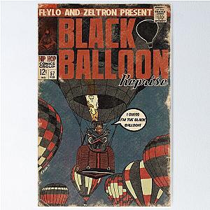 Flying Lotus & Denzel Curry - Black Balloon Reprise Comic Book Parody Poster