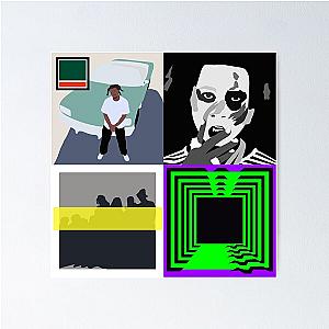 denzel curry minimal album covers Poster