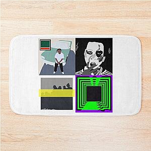 denzel curry minimal album covers Bath Mat