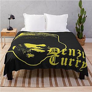 Denzel Curry Bucket Hat Black Title Throw Blanket