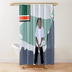 denzel curry zuu minimal album cover Shower Curtain