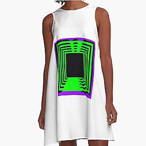 denzel curry 32 zel minimal album cover A-Line Dress