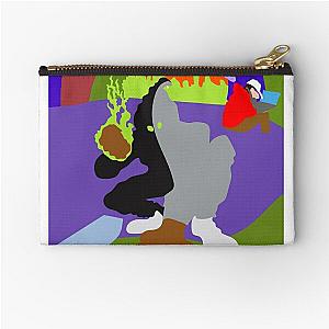 denzel curry unlocked minimal album cover Zipper Pouch