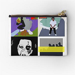 denzel curry minimal album covers Zipper Pouch