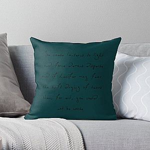 After Rain   Dermot Kennedy Handwritten Lyrics   Throw Pillow RB2711