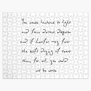 After Rain   Dermot Kennedy Handwritten Lyrics  Jigsaw Puzzle RB2711