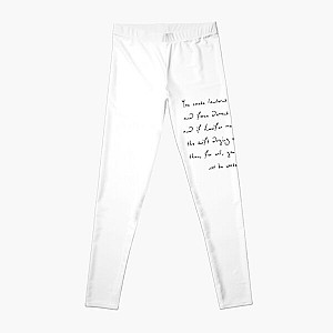 After Rain   Dermot Kennedy Handwritten Lyrics   Leggings RB2711