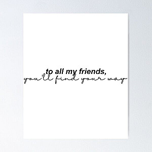 all my friends    dermot kennedy   Poster RB2711