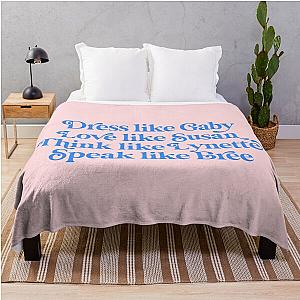 Desperate Housewives Violet Rose Throw Blanket