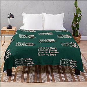 Desperate Housewives (Rose Green) Throw Blanket