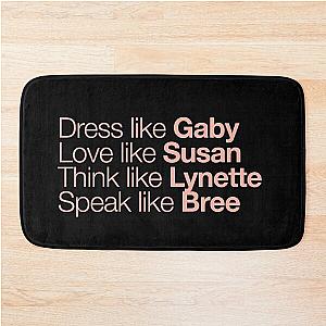 Desperate Housewives Peach Black Mint Bath Mat