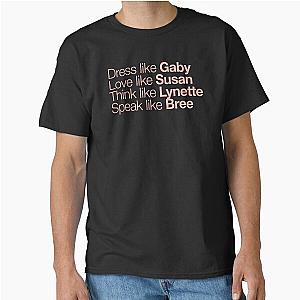 Desperate Housewives Peach Black Mint Classic T-Shirt