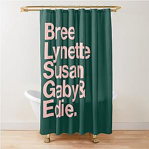 Desperate Housewives in Rose Green Shower Curtain