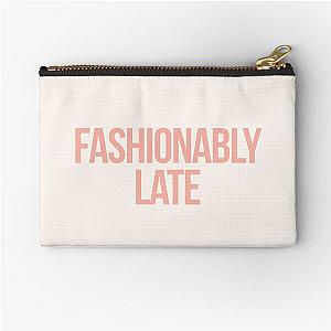 Fashionably Late inspired by Desperate Housewives in Peach and Rose Zipper Pouch