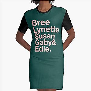 Desperate Housewives in Rose Green Graphic T Shirt Dress
