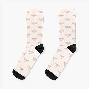 Fashionably Late inspired by Desperate Housewives in peach rose Socks