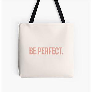 Be Inspired by Desperate Housewives in Peach & Rose All Over Print Tote Bag