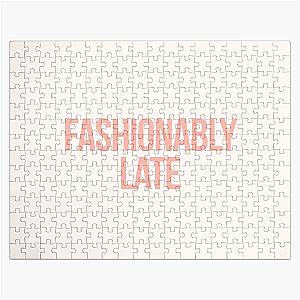 Fashionably Late inspired by Desperate Housewives in Peach and Rose Jigsaw Puzzle