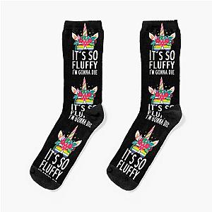 Despicable Me Minions It's So Fluffy Unicorn Graphic Socks