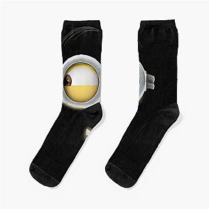 Despicable Me Minions Dave Side Smile   Socks