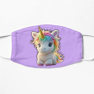 Unicorns I Love Them - Despicable Me Agnes Flat Mask